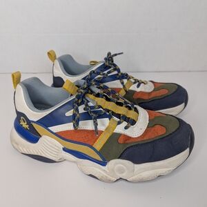United Colors of Benetton Colorblock Athletic Sneakers Youth Size 5.5 / 37